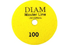 Круг алмазный гибкий шлифовальный Master Line Universal (100х15 мм; №100; сухая/мокрая) Diam 624