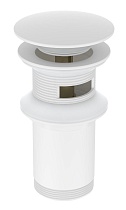Донный клапан Timo 8011/16 универсальный, белый матовый
