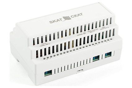 Источник питания Skat -24-2.0 DIN 24В 2А пластиковый корпус под DIN рейку 35 мм 585