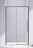 Душевая дверь Vincea Слим-Н (Slim-N) VDS-4SN100CLGM 100x195 вороненая сталь, прозрачная