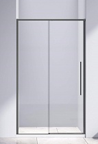Душевая дверь Vincea Слим-Н (Slim-N) VDS-4SN100CLGM 100x195 вороненая сталь, прозрачная