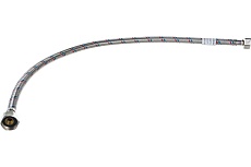 Подводка гибкая для воды ELKA с оплеткой из нержавеющей стали 1/2&quot; х 60 см в/в, гайки, нержавеющая сталь ИС.100067