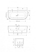 Акриловая ванна Cezares Metauro Wall METAURO-INT-Wall-180-80-60-W-MATT 180x80 см белый матовый