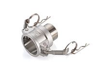 Камлок тип B TITAN LOCK серия EcoLine розетка, наружая резьба BSP 2 1/2, AISI304, TL250BSS-EL