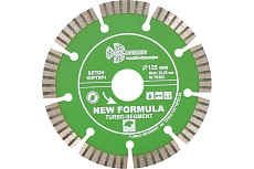 Диск алмазный отрезной Сегмент Турбо New Formula (125х22.23 мм) TRIO-DIAMOND TS302