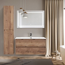 Зеркало BelBagno SPC-KRAFT-1085-685-TCH-WARM 110x70 см антипар, в алюминиевой раме