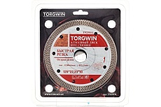 Диск алмазный ультратонкий TURBO Х-тип HOT PRESS 125x1.2x10x22.2 мм TORGWIN T925531