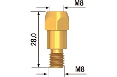 Адаптер контактного наконечника (10 шт; M8*28 мм) Fubag F142.0020