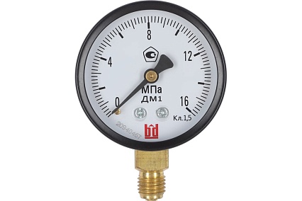 Манометр ДМ 1 Т2 063 Р (0-16) МПа, кл.1.5, М12x1.5 BD 1151100007