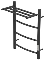 Полотенцесушитель электрический Apextermo Corona CR01164BM П3 40x60 диммер справа, черный