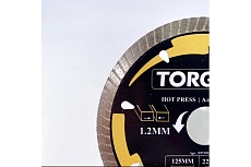 Алмазный диск турбо супер тонкий HOT PRESS 125х0.8х1.2х7х22.23 мм, сухой рез TORGWIN T973995