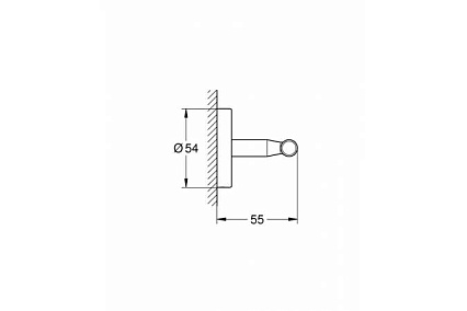 Крючок Grohe BauCosmopolitan 40461001