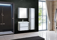 Мебель для ванной Onika Стоун 70 см светлый бетон/белый