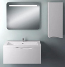 Мебель для ванной 1MarKa Этюд 90П, белый глянец