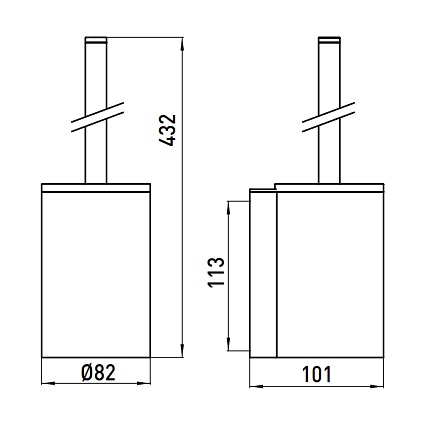 Ерш подвесной Emco System2 3515 001 00 хром