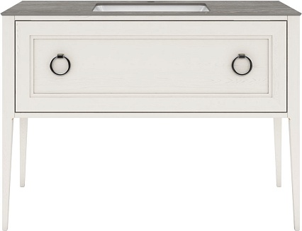 Тумба с раковиной Kerama Marazzi Plaza Classic 120 см, 1 ящик, белый