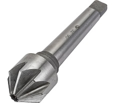 Зенковка коническая 90 градусов (32х32х124 мм; КМ2; Р6М5; тип 10; Z=8; ГОСТ 14953-80) ИНСТУЛС 00001220039