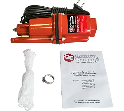 Вибрационный насос Quattro Elementi Acquatico 260-10 кабель 10 м 910-324