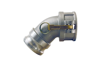 Алюминиевый камлок TITAN LOCK тип DА, переходник 45 розетка 2" х ниппель 2" TL200DAAL45