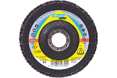 Круг шлифовальный лепестково тарельчатый по нержавеющей стали (125х22.2 мм; Р60; выпуклый) Klingspor 321695