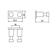 Крючок Emco System2 3574 001 00 хром