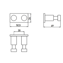 Крючок Emco System2 3574 001 00 хром