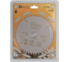 Диск пильный с тефлоновым покрытием по дереву Profi plus 150x1.3/2x20/16/12 мм, 48Т CUTOP 75-15048Т