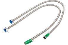 Подводка для смесителя из нержавеющей гофрированной трубы Lavita HF-C800L 1/2хМ10, гайка-штуцер