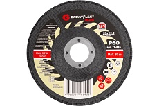 Круг лепестковый торцевой Plus 72 лепестка, 125x22.2 мм, P60 Greatflex 71-845