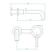 Смеситель для раковины RGW Shower Panels SP-47 хром
