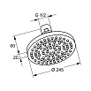 Верхний душ Kludi A-Qa 6651105-00