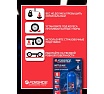 Бутылочный домкрат Forsage 8 т, с клапаном, h min 200 мм, h max 400 мм F-T90804 DS(51446)