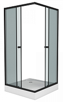 Душевой уголок Niagara NG 010-14QT 100x100 тонированный, черный