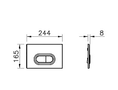 Подвесной унитаз VitrA Integra Round L-box 9004B003-7202 с микролифтом кнопка хром матовый