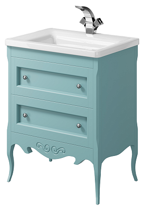 Мебель для ванной Creto Viva 66 см голубой