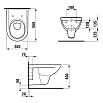 Подвесной унитаз Laufen Pro 8.2095.1.000.000.1 с полочкой