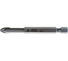 Сверло (6 мм, 70 мм, хвостовик HEX1/4) для стекла и керамики WPW HMZ0604
