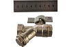 Шаровый кран СТМ СТАНДАРТ 1/2" ,с фильтром, бабочка CWFFFB12