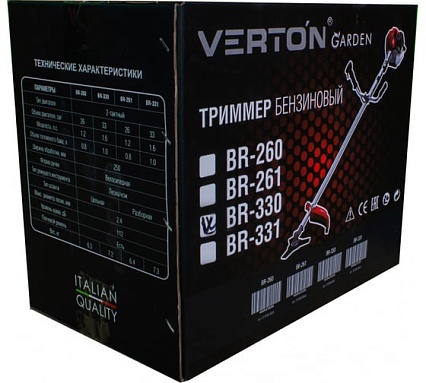 Бензиновый триммер Verton garden BR-330 01.5985.8641