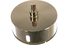 Коронка алмазная с центрирующим сверлом по керамограниту и керамике 100 мм HAGWERT 576200