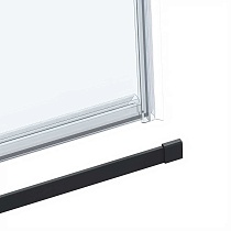 Душевая дверь Vincea Сomo Soft VDS-1CS120CLB 120x195 черный, прозрачная