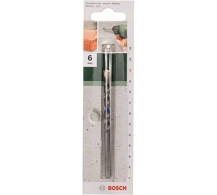 Сверло по бетону (6x60x100 мм) DIY Bosch 2609255405
