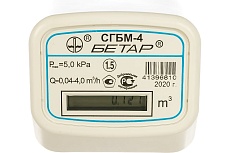 Счетчик газа Бетар бытовой СГБМ-4,0