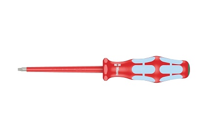 Диэлектрическая отвертка WERA 3167 i TORX VDE, нержавеющая сталь, TX8х80 мм WE-022760