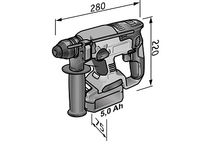 Комбинированный аккумуляторный перфоратор Flex CHE 18.0-EC C 491284
