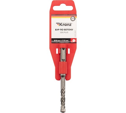 Бур по бетону (8x110x50 мм; SDS-Plus) Kranz KR-91-0007