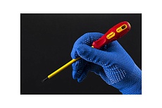 Шлицевая отвертка для электрика Hans 0818M3-4