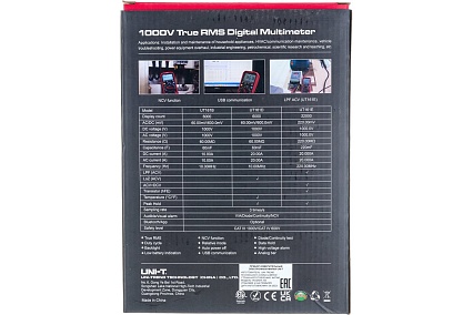 Цифровой мультиметр с функцией True RMS UNI-T UT161E 00-00007287