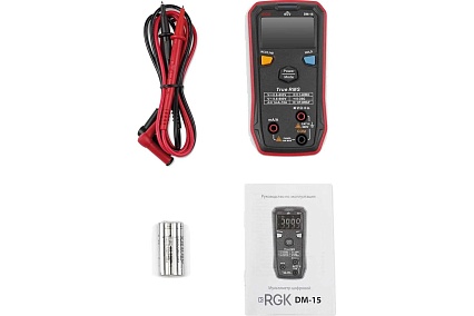 Мультиметр RGK DM-15 с поверкой 721494