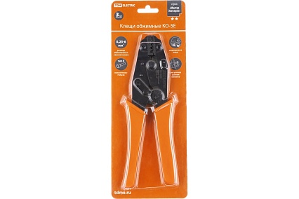 Обжимные клещи TDM ELECTRIC КО-5Е 0,5-6мм SQ1001-0002